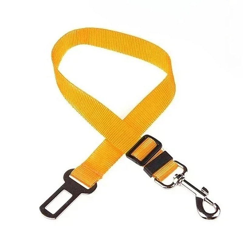 1PC Adjustable Pet Cat Dog Car Seat Belt Pet Seat Vehicle Dog Harness Lead Clip Safety Lever Nylon Colorful Traction Ddogs Leash