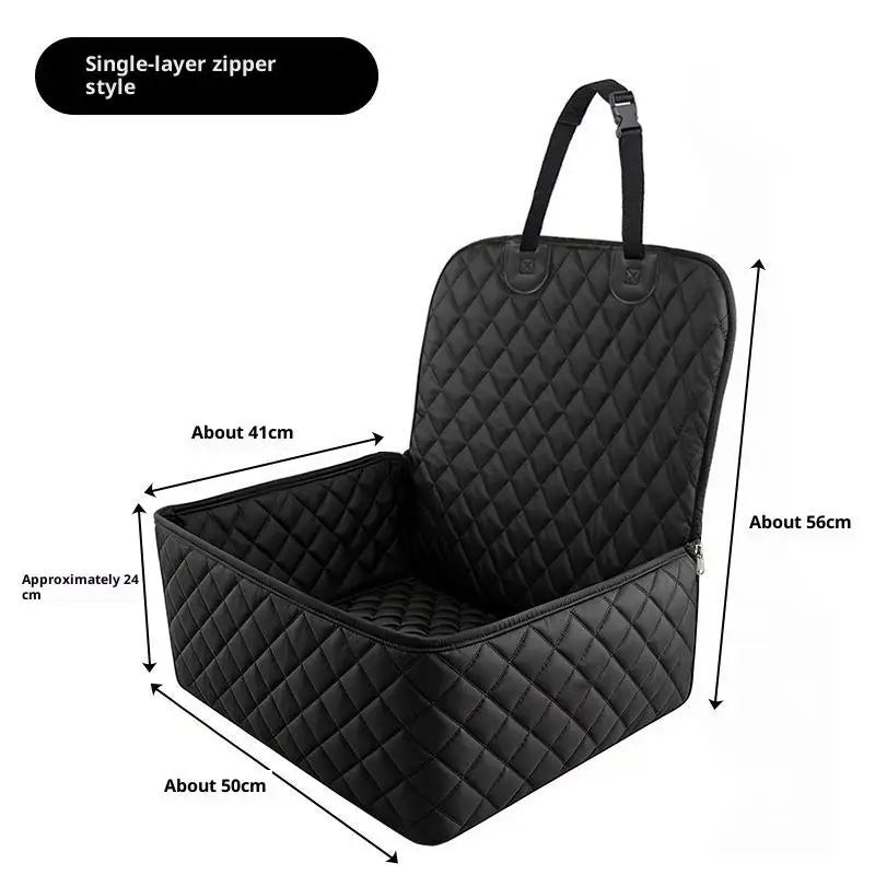 Pet Dog Cat Car Seat Cover Pet Car Seat Pet Car Carrier Cushion Waterproof Wear Resistant Rear Seat Portable Pet Supplies