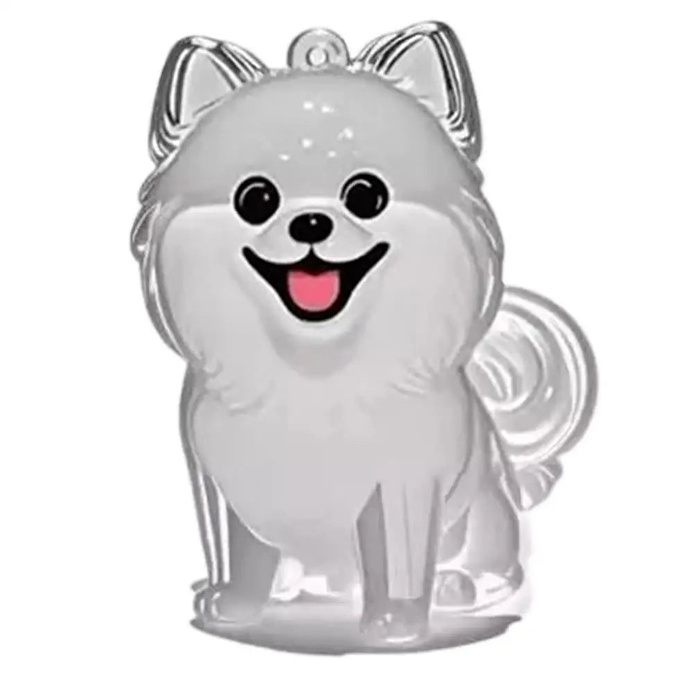 Pet Dog Fur Memorial Keepsake Keychain Pendant Dog Fur Container Pet Hair Storage Keychain Pet Lovers Pet Souvenirs