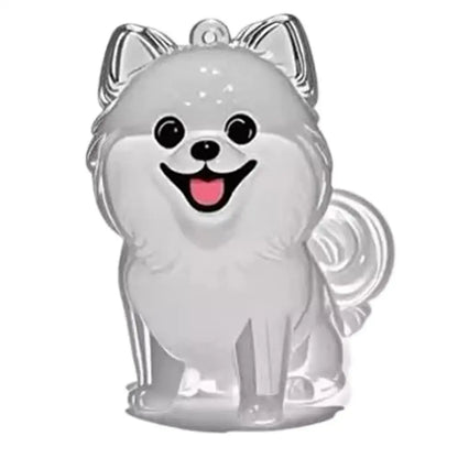 Pet Dog Fur Memorial Keepsake Keychain Pendant Dog Fur Container Pet Hair Storage Keychain Pet Lovers Pet Souvenirs