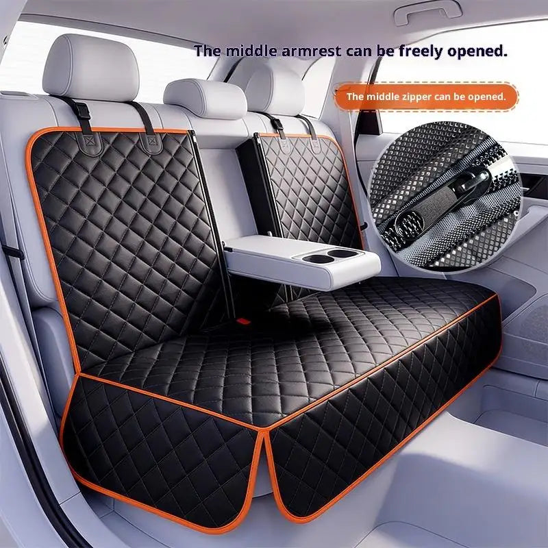 Pet Dog Cat Car Seat Cover Pet Car Seat Pet Car Carrier Cushion Waterproof Wear Resistant Rear Seat Portable Pet Supplies