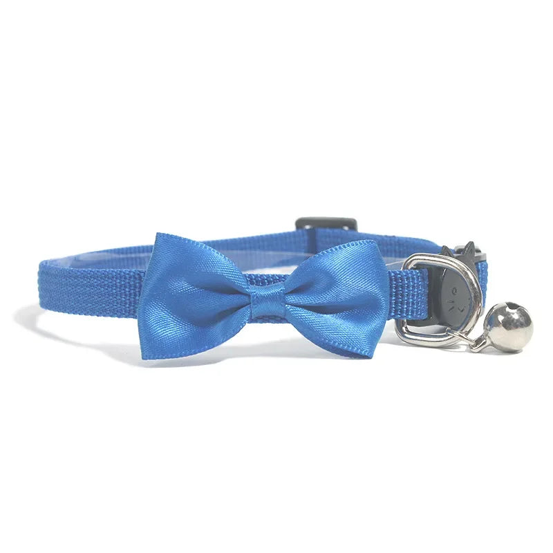 Cat Collars New Pet Bow Bell Collars Cute Cat Collars Pet Supplies Multicolor Adjustable Pet Dressing Tool Pet Accessories