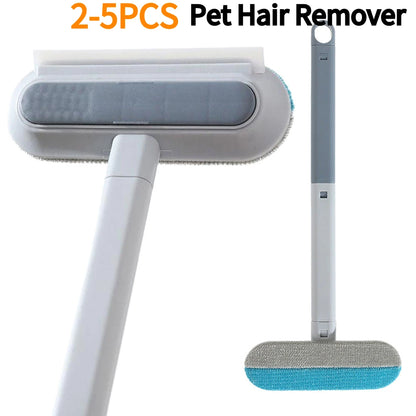 2-5PCS Pet Hair Remover Pet Hair Removal Brush Pet Lint Brush Multifunctional Long Handle Dog Clothes Brush Pet Supplies