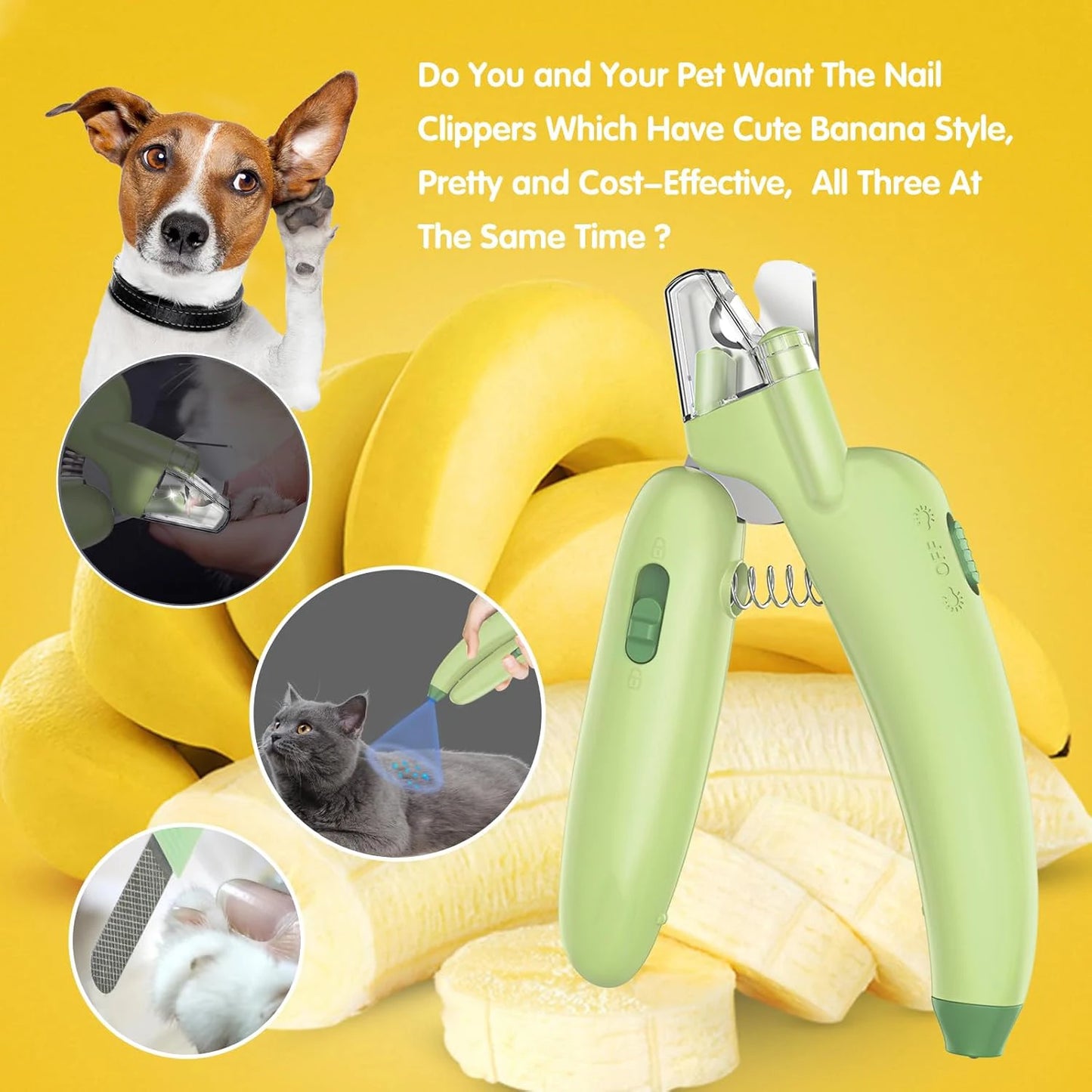 Professional Pet Nail Clippers Pet Claw Grooming Scissors for Dogs Cats Small Animals Paw Nail Trimmer Pet Supply Pet Clippers