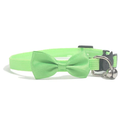 Cat Collars New Pet Bow Bell Collars Cute Cat Collars Pet Supplies Multicolor Adjustable Pet Dressing Tool Pet Accessories