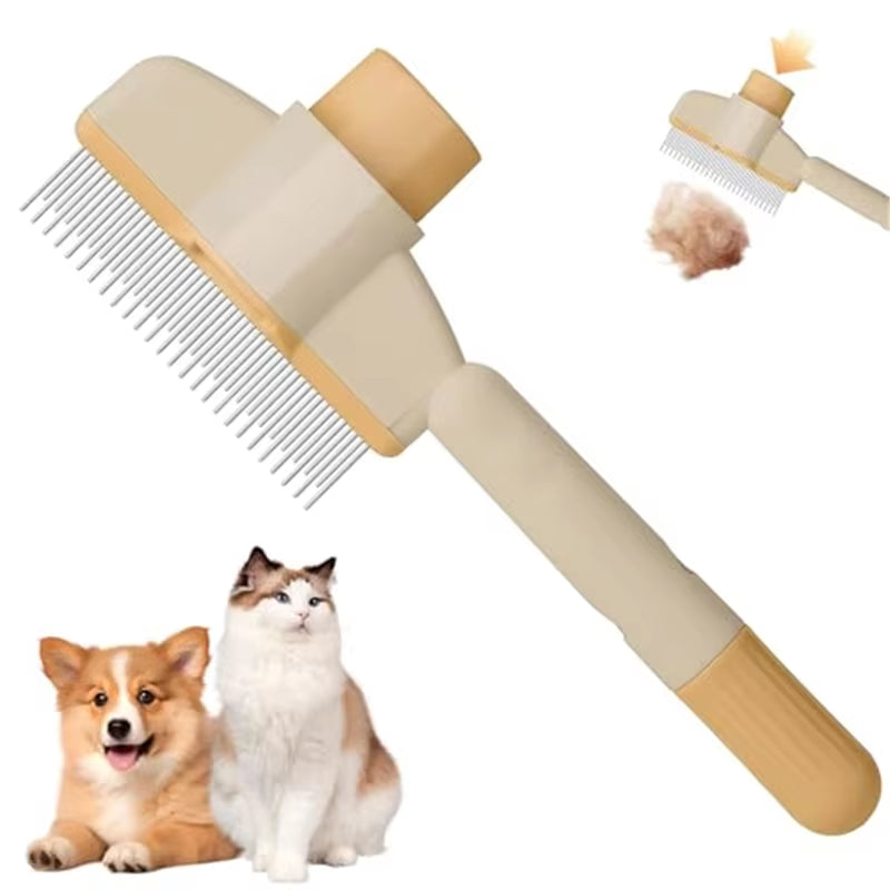 Pet Cat Hair Remover Comb Multifunctional Pet Brush Cat Beauty Self-Cleaning Pet Comb Supplies Universal Pet Comb