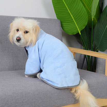 Quick-Drying Pet Absorbent Towel Dog Bathrobe Pet Dog Bath Towel for Dogs Cats Microfiber Absorbent Pet Drying Towel Pet Supplies Pet Products