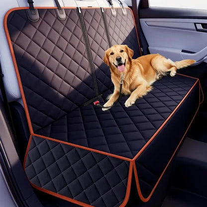 Pet Dog Cat Car Seat Cover Pet Car Seat Pet Car Carrier Cushion Waterproof Wear Resistant Rear Seat Portable Pet Supplies
