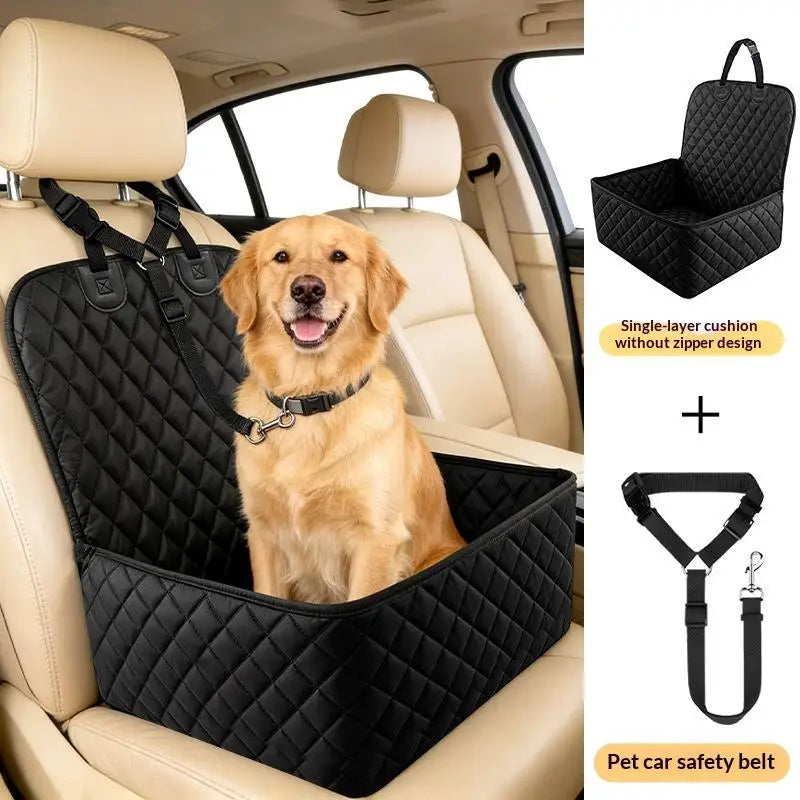 Pet Dog Cat Car Seat Cover Pet Car Seat Pet Car Carrier Cushion Waterproof Wear Resistant Rear Seat Portable Pet Supplies