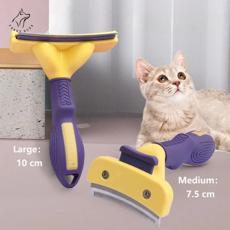 Pet Brush, Pet Grooming Tool, Deshedding Comb, Teddy and Golden Retriever Hair Removal Brush, Pet Cleaning Supplies