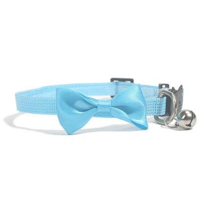 Cat Collars New Pet Bow Bell Collars Cute Cat Collars Pet Supplies Multicolor Adjustable Pet Dressing Tool Pet Accessories