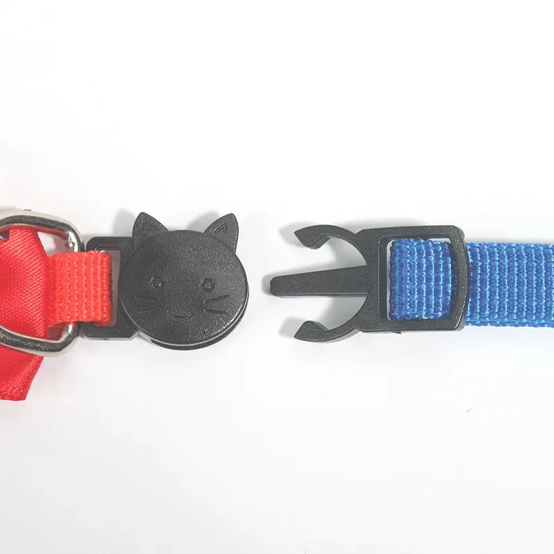 Cat Collars New Pet Bow Bell Collars Cute Cat Collars Pet Supplies Multicolor Adjustable Pet Dressing Tool Pet Accessories
