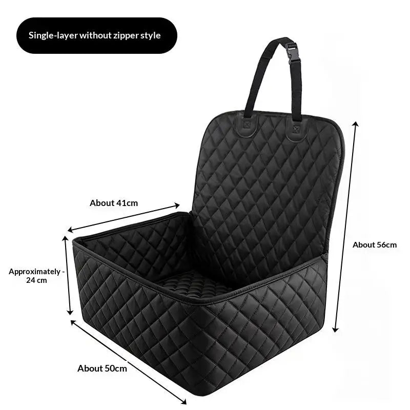 Pet Dog Cat Car Seat Cover Pet Car Seat Pet Car Carrier Cushion Waterproof Wear Resistant Rear Seat Portable Pet Supplies