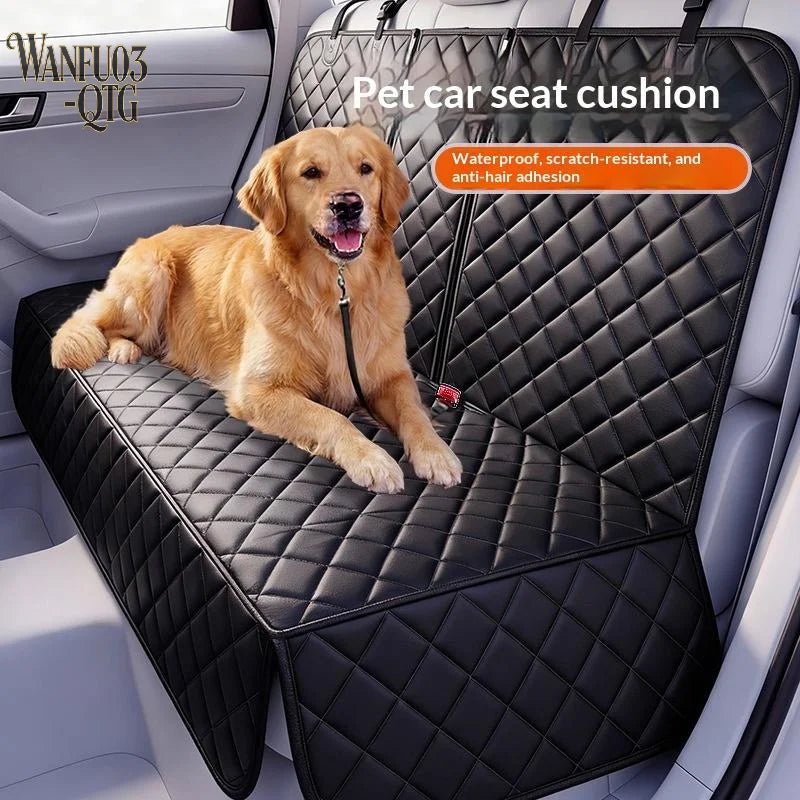 Pet Dog Cat Car Seat Cover Pet Car Seat Pet Car Carrier Cushion Waterproof Wear Resistant Rear Seat Portable Pet Supplies