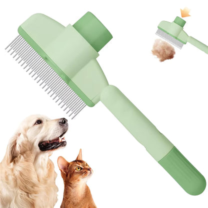 Pet Cat Hair Remover Comb Multifunctional Pet Brush Cat Beauty Self-Cleaning Pet Comb Supplies Universal Pet Comb