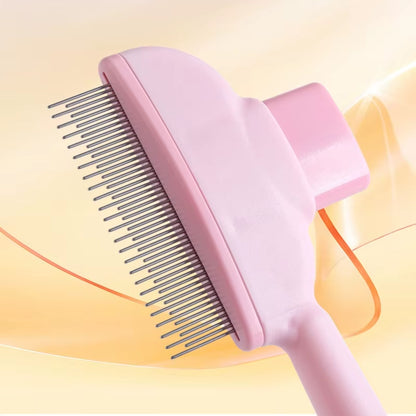 Pet Cat Hair Remover Comb Multifunctional Pet Brush Cat Beauty Self-Cleaning Pet Comb Supplies Universal Pet Comb