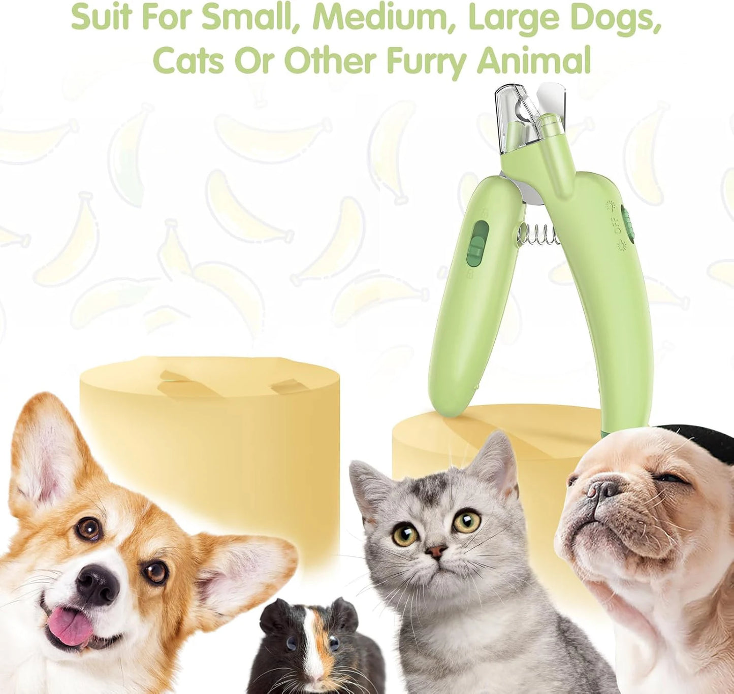 Professional Pet Nail Clippers Pet Claw Grooming Scissors for Dogs Cats Small Animals Paw Nail Trimmer Pet Supply Pet Clippers